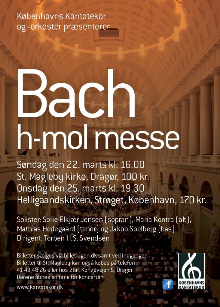 Bach h-mol messe med Københavns Kantatekor 2015
