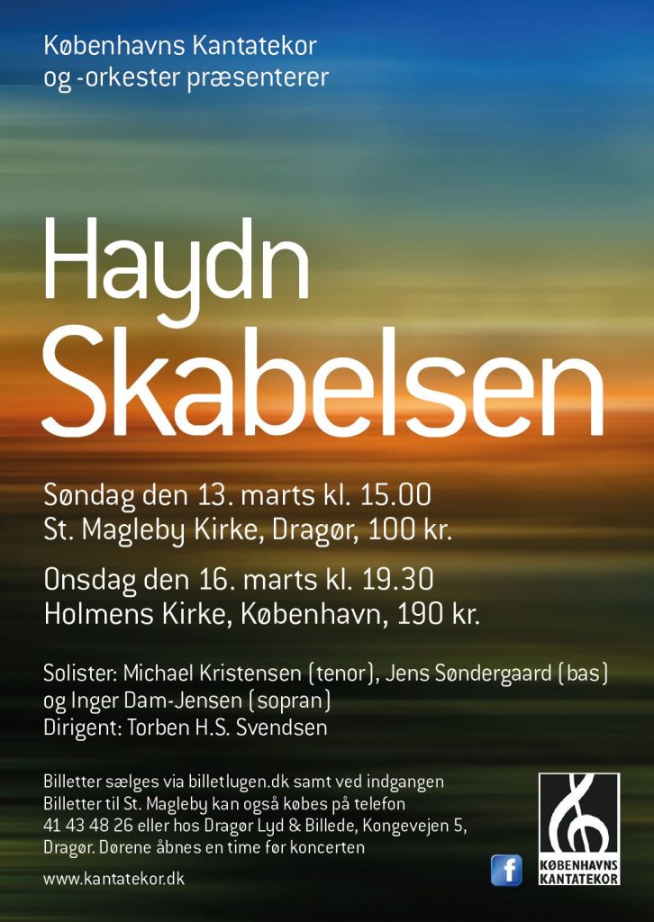 Haydn Skabelsen med Københavns Kantatekor 2016