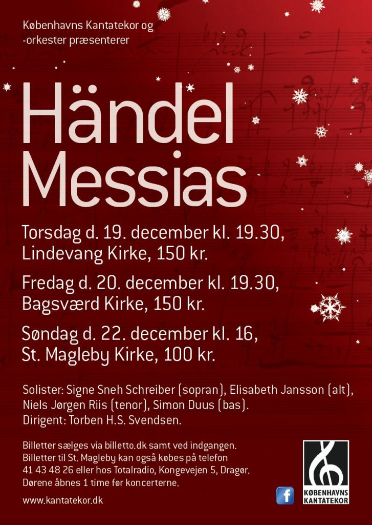 Händel Messias med Københavns Kantatekor 2013