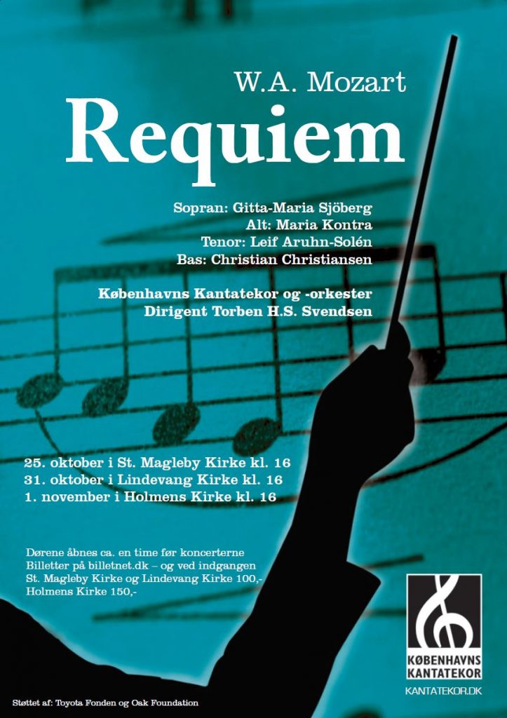 Mozart Requiem med Københavns Kantatekor 2009