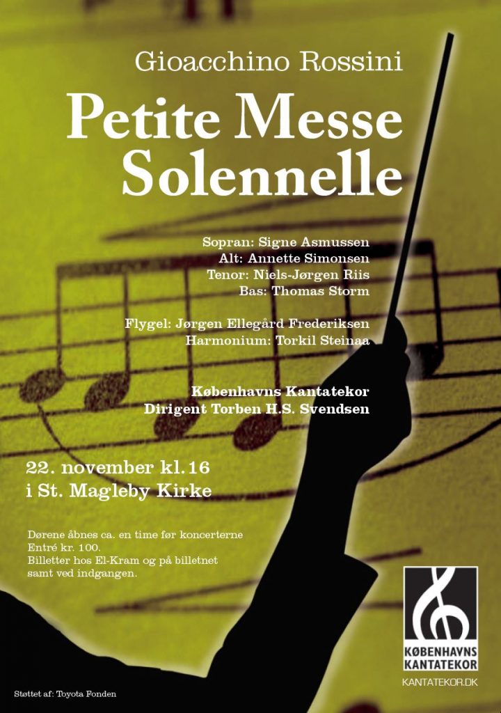 Rossini Petite Messe Solennelle med Københavns Kantatekor 2009