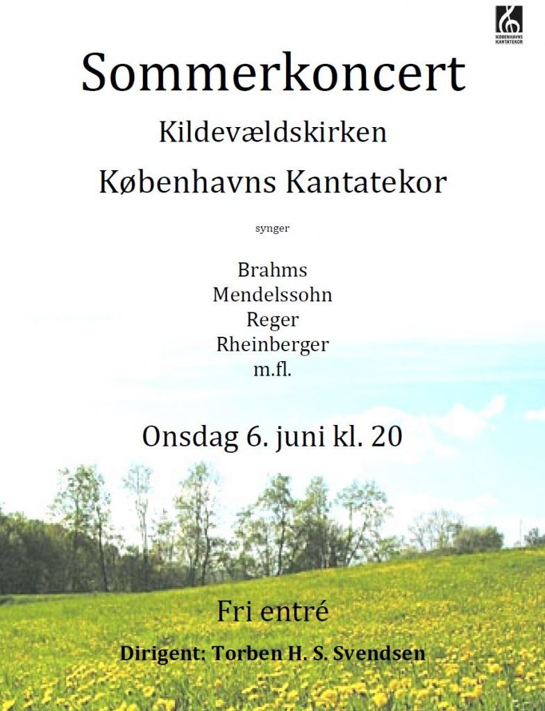 Sommerkoncert med Københavns Kantatekor 2012